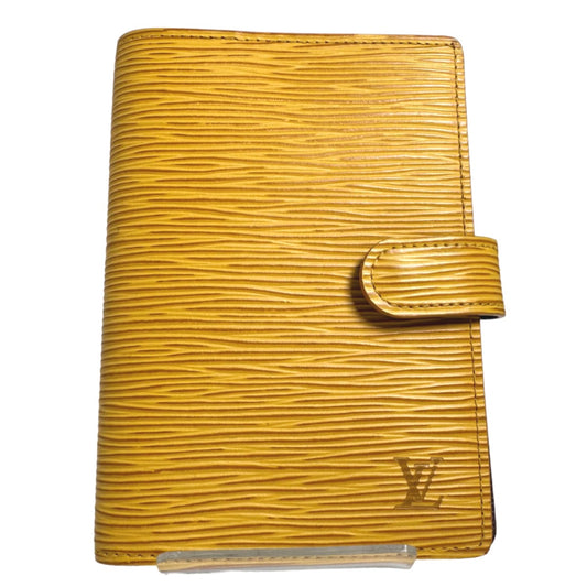 Louis Vuitton LOUIS VUITTON Notebook Cover
 Epi Agenda PM Notebook Cover, Epi Leather R20059, Tarish Yellow, LV
 [SS]
 【second hand】 