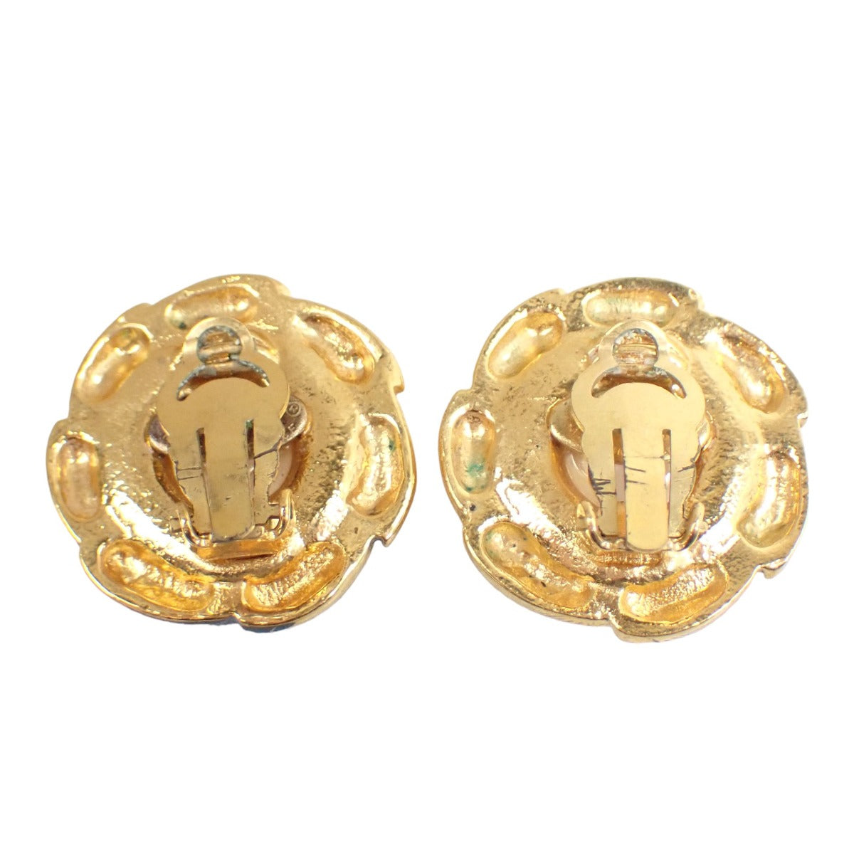 CHANEL Earrings
 Fake pearls, with calluses, no rubber, GP 93P, gold [SS]
 【second hand】 