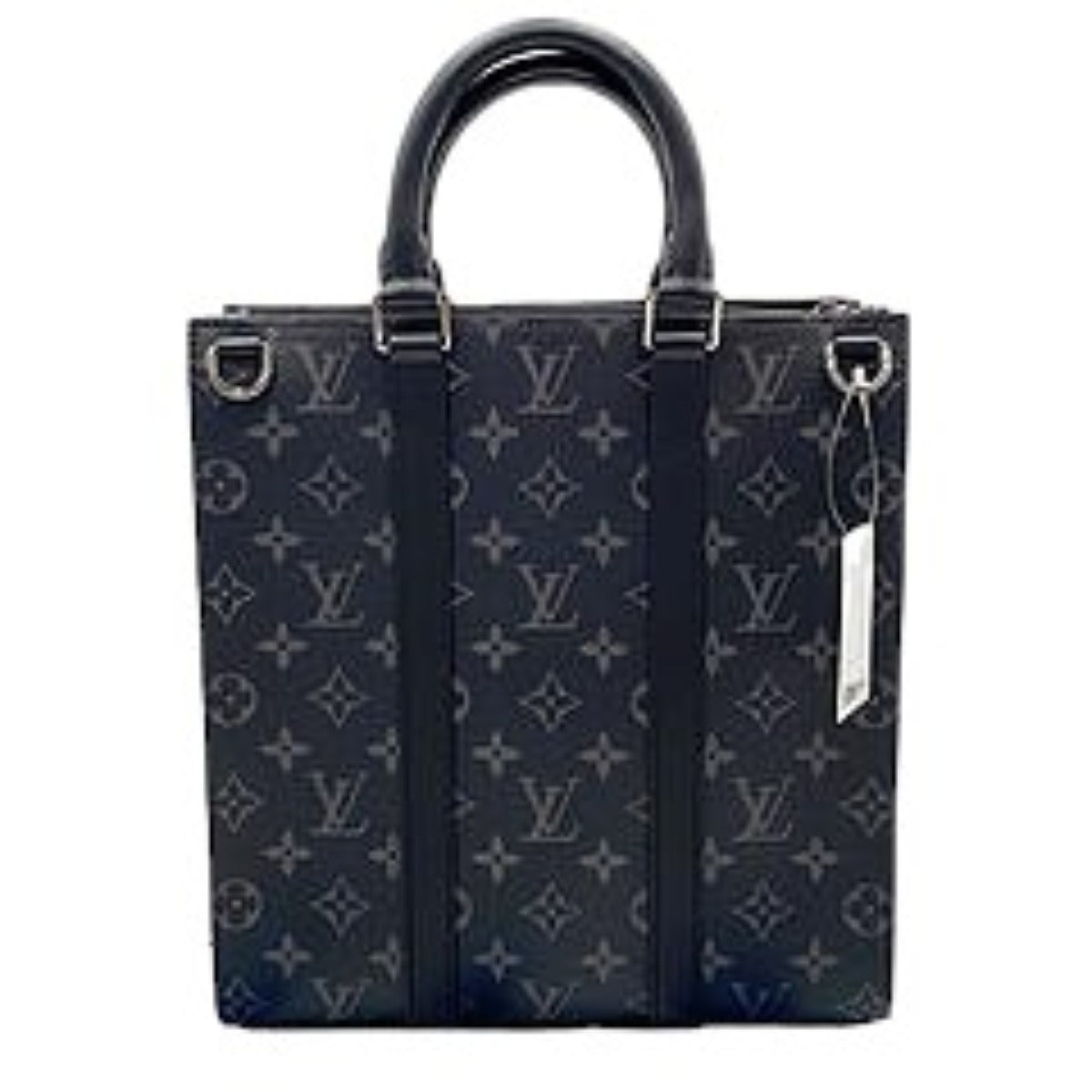 LOUIS VUITTON Tote Bag
 
Shoulder bag Monogram Eclipse Sac Plat Cross Monogram Canvas M46098 Black LV
 [SS]
 【second hand】 