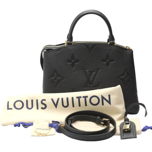 LOUIS VUITTON Shoulder Bag
 Handbag Empreinte Petit Palais PM Monogram Empreinte M58916 Black LV
 [SS]
 【second hand】 