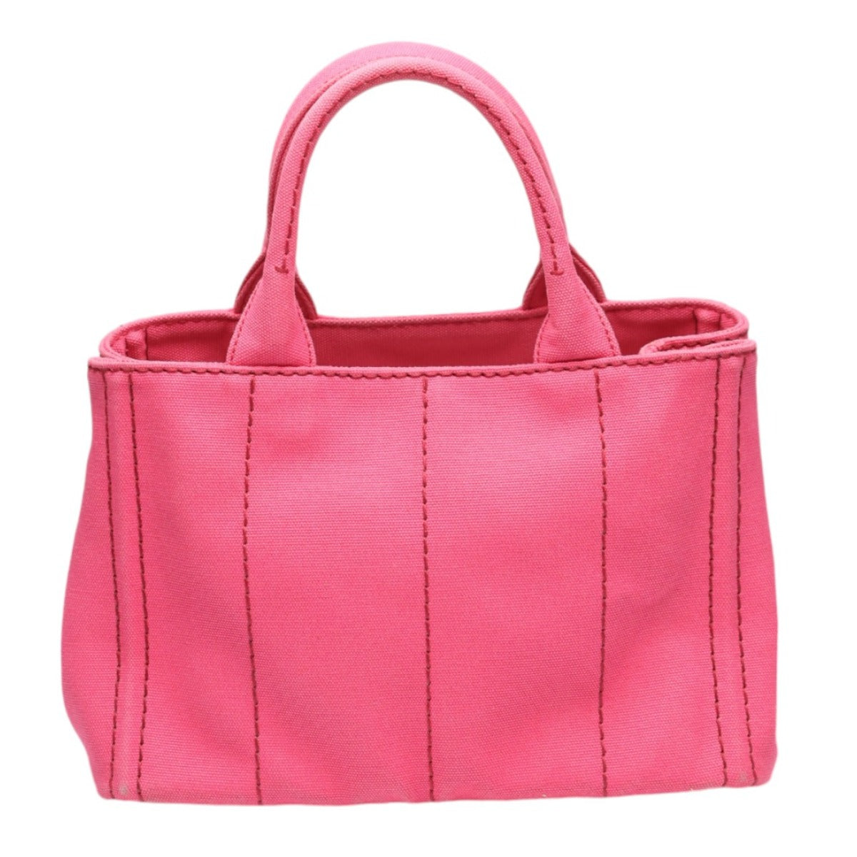 プラダ PRADA トートバッグ
 2wayバッグ カナパトート デニム 1BG439 フューシャピンク 【SS】
 【中古】
