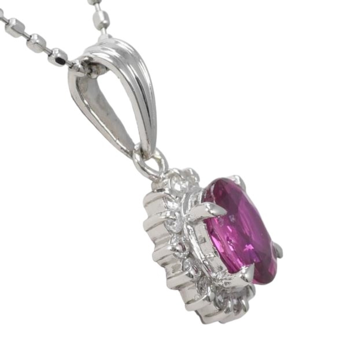 necklace
 Necklace Ruby Pt900 Pt850 Pt900 Platinum Necklace Platinum [SS]
 【second hand】 