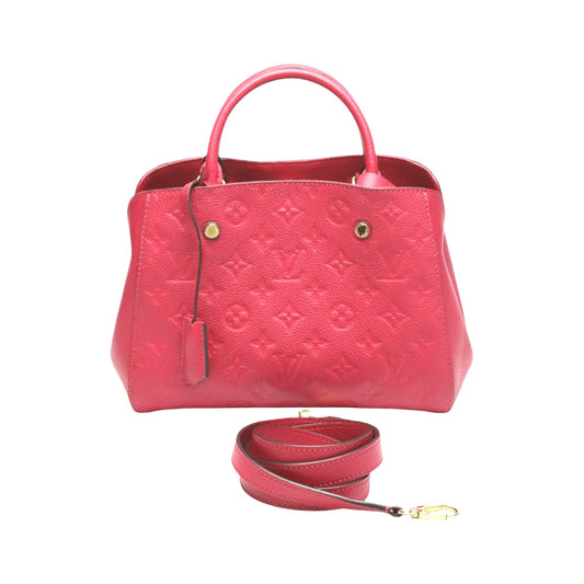 ルイヴィトン LOUIS VUITTON ハンドバッグ
 2WAYバッグ アンプラント モンテーニュBB  モノグラムアンプラント M41194 ピンク LV
 【SS】
 【中古】