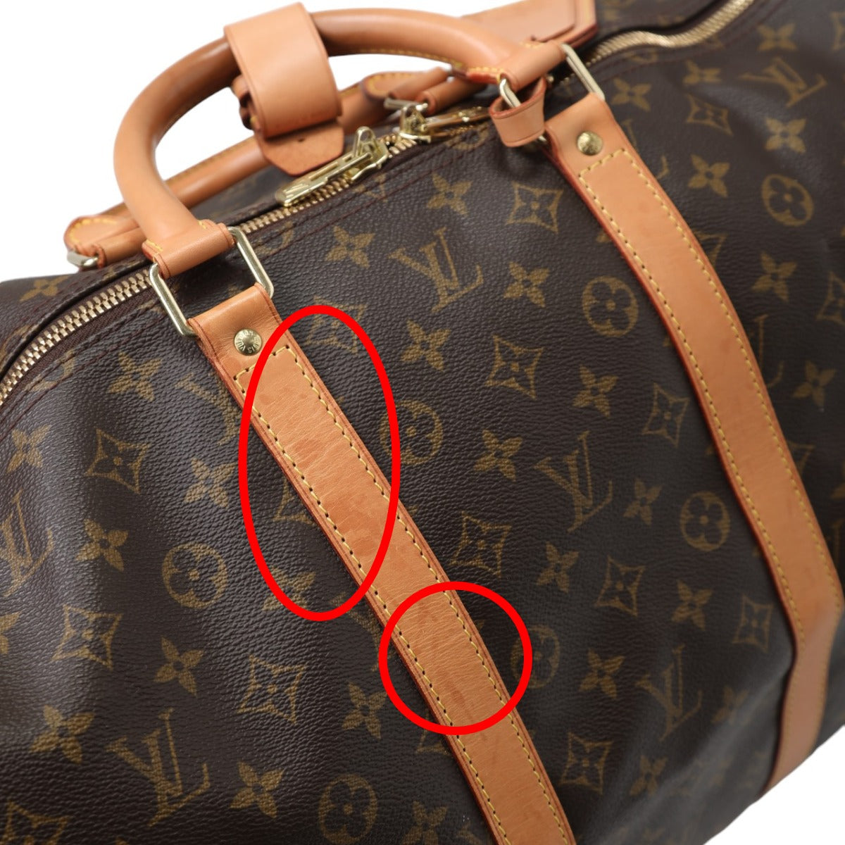 Louis Vuitton Boston Bag
 Travel bag Monogram Keepall 55 Monogram canvas M41424 Brown LV
 [SS]
 【second hand】 