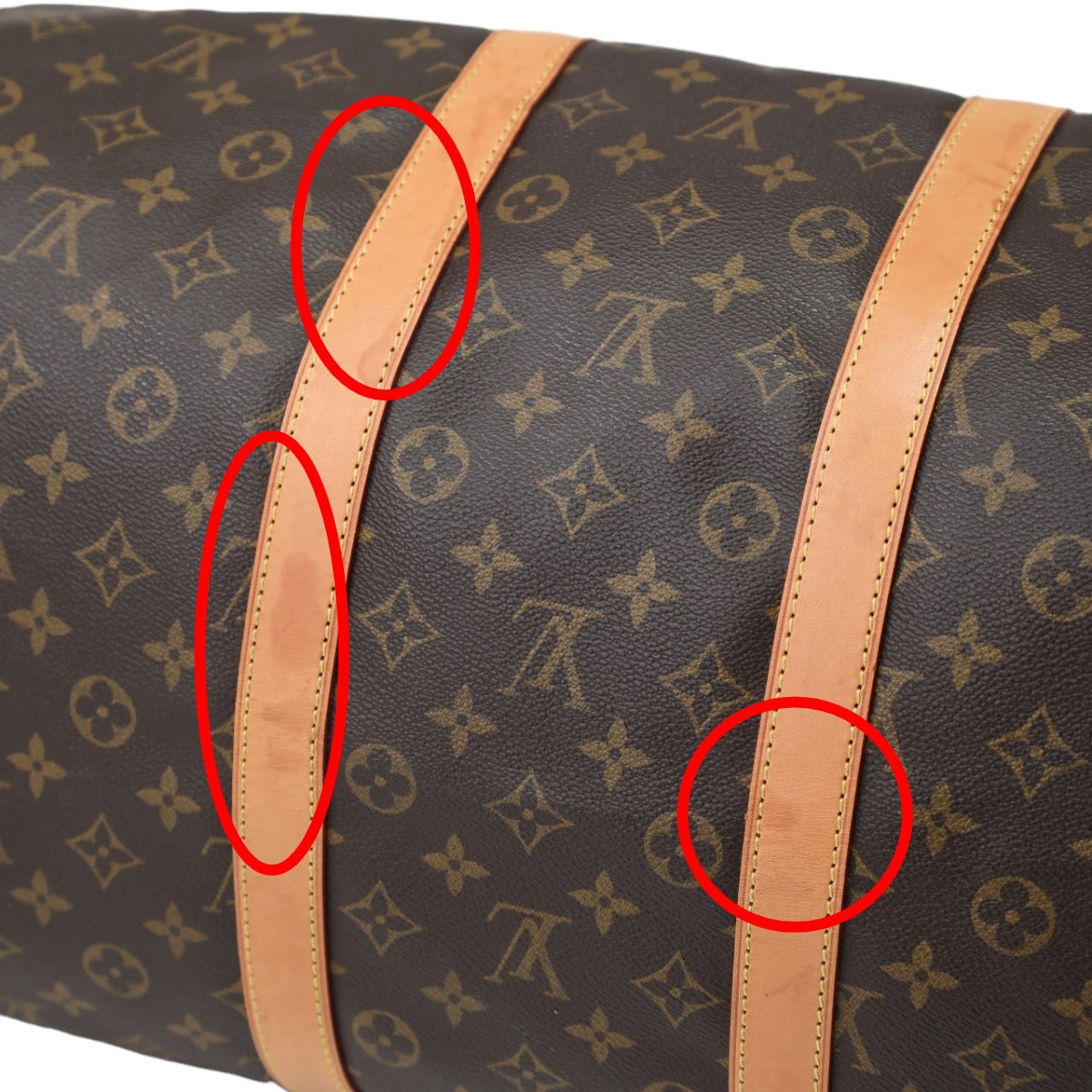 Louis Vuitton Boston Bag
 Travel bag Monogram Keepall 55 Monogram canvas M41424 Brown LV
 [SS]
 【second hand】 