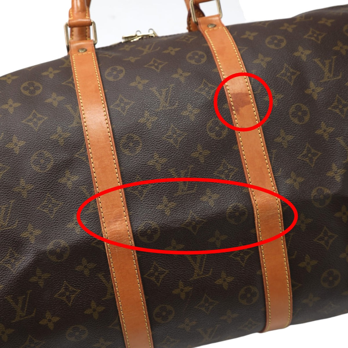 Louis Vuitton Boston Bag
 Travel bag Monogram Keepall 55 Monogram canvas M41424 Brown LV
 [SS]
 【second hand】 