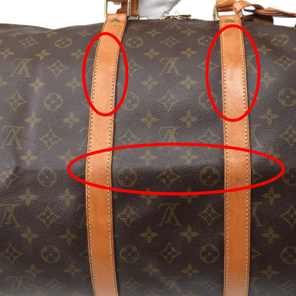 Louis Vuitton Boston Bag
 Travel bag Monogram Keepall 55 Monogram canvas M41424 Brown LV
 [SS]
 【second hand】 