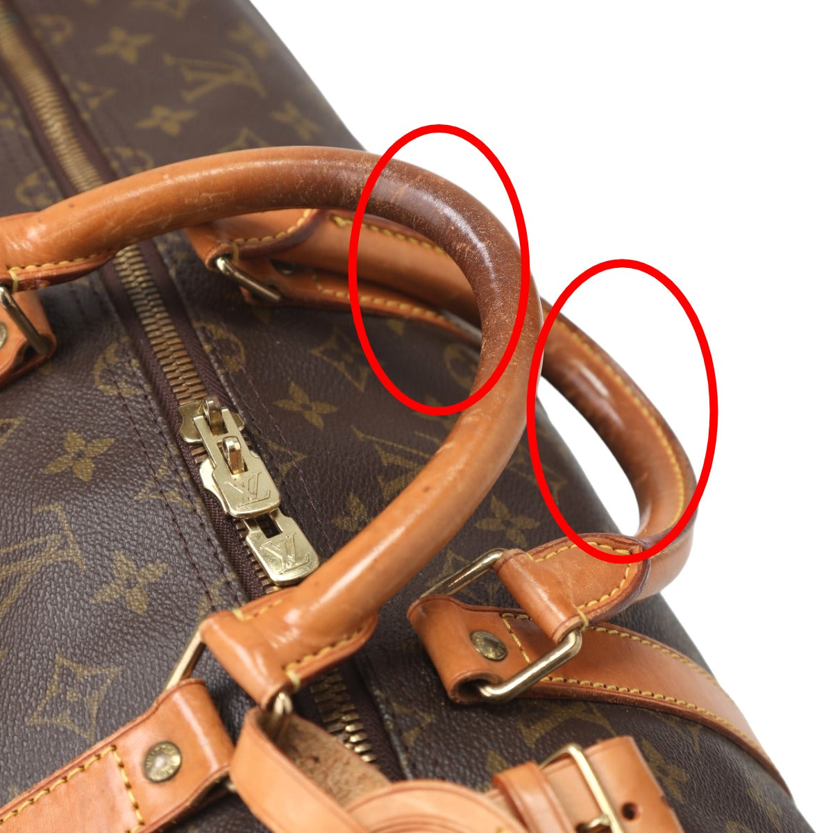 Louis Vuitton Boston Bag
 Travel bag Monogram Keepall 55 Monogram canvas M41424 Brown LV
 [SS]
 【second hand】 