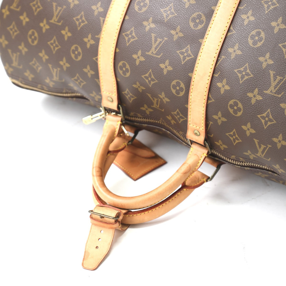 ルイヴィトン LOUIS VUITTON ボストンバッグ
 旅行かばん モノグラム  キーポル55  モノグラムキャンバス M41424 ブラウン LV
 【SS】
 【中古】