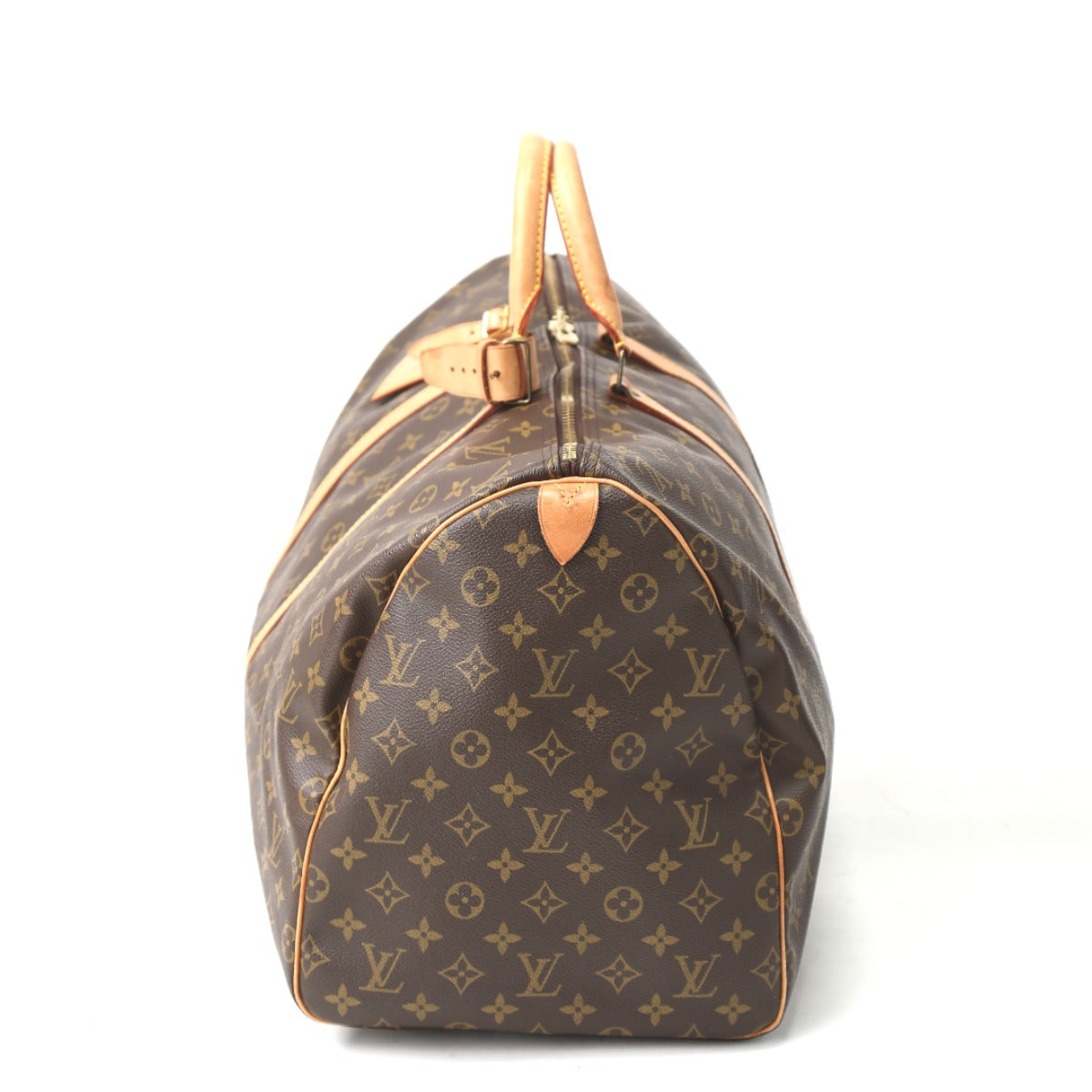 ルイヴィトン LOUIS VUITTON ボストンバッグ
 旅行かばん モノグラム  キーポル55  モノグラムキャンバス M41424 ブラウン LV
 【SS】
 【中古】