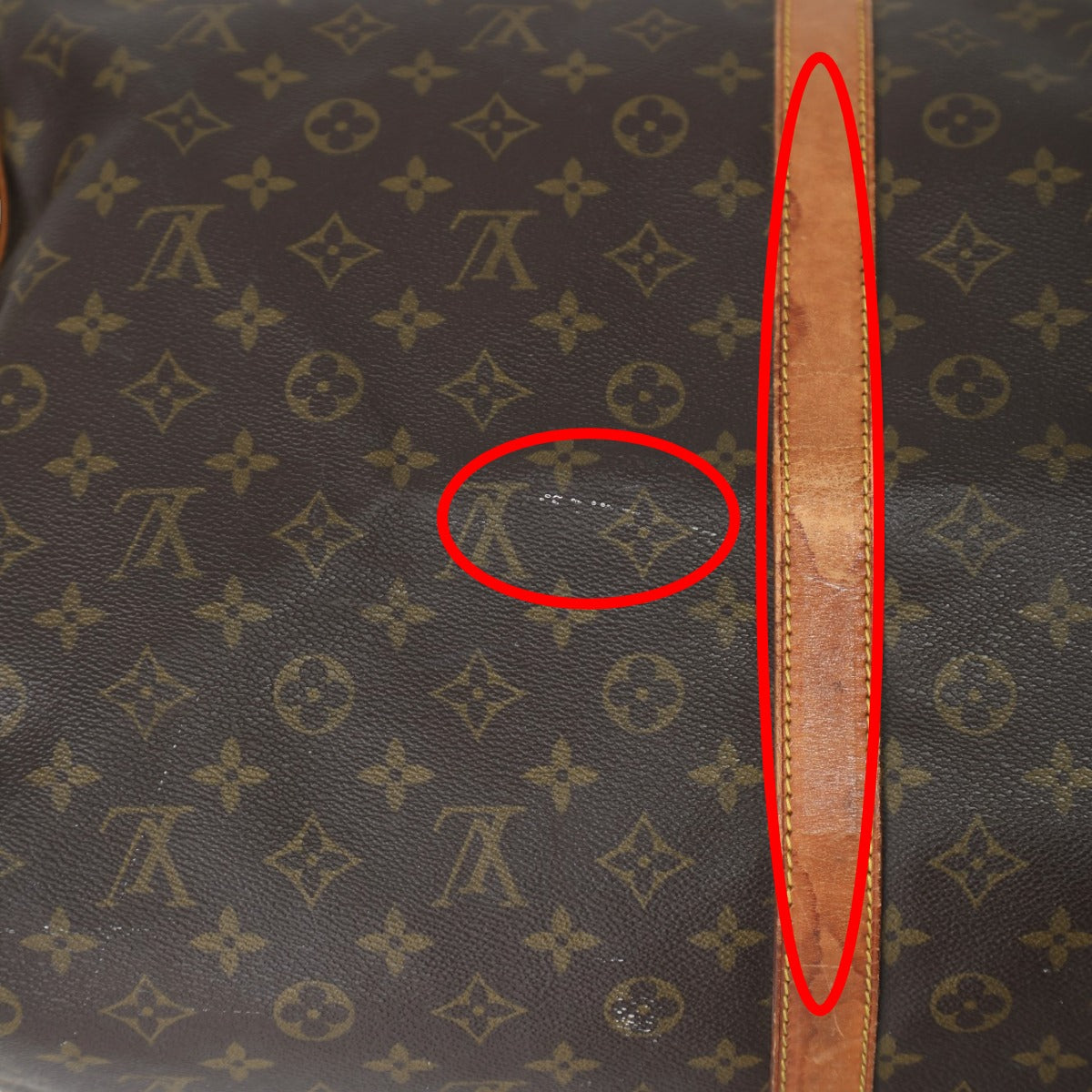 Louis Vuitton Boston Bag
 Travel bag Monogram Keepall Bandouliere 60 Monogram canvas M41412 Brown LV
 
[SS]
 【second hand】 