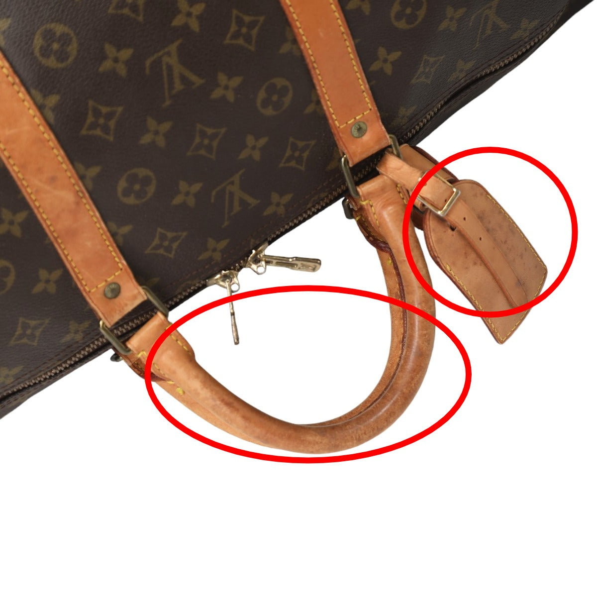 Louis Vuitton Boston Bag
 Travel bag Monogram Keepall Bandouliere 60 Monogram canvas M41412 Brown LV
 
[SS]
 【second hand】 