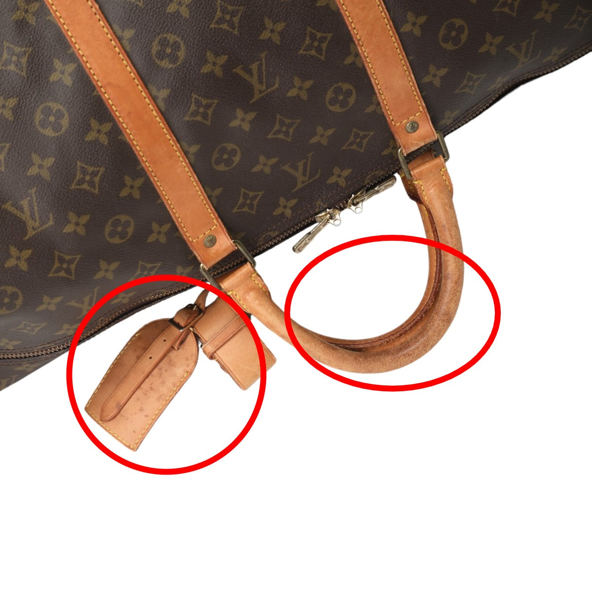 Louis Vuitton Boston Bag
 Travel bag Monogram Keepall Bandouliere 60 Monogram canvas M41412 Brown LV
 
[SS]
 【second hand】 