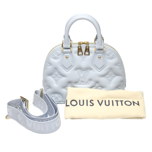 LOUIS VUITTON Shoulder Bag
 Handbag Monogram Alma Soft BB Monogram Matte M59822 Light Blue LV
 [SS]
 【second hand】 