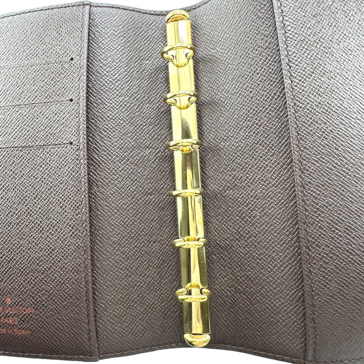 ルイヴィトン LOUIS VUITTON 手帳カバー
 手帳カバー ダミエ アジェンダPM ダミエキャンバス R20700 ブラウン LV
 【SS】
 【中古】