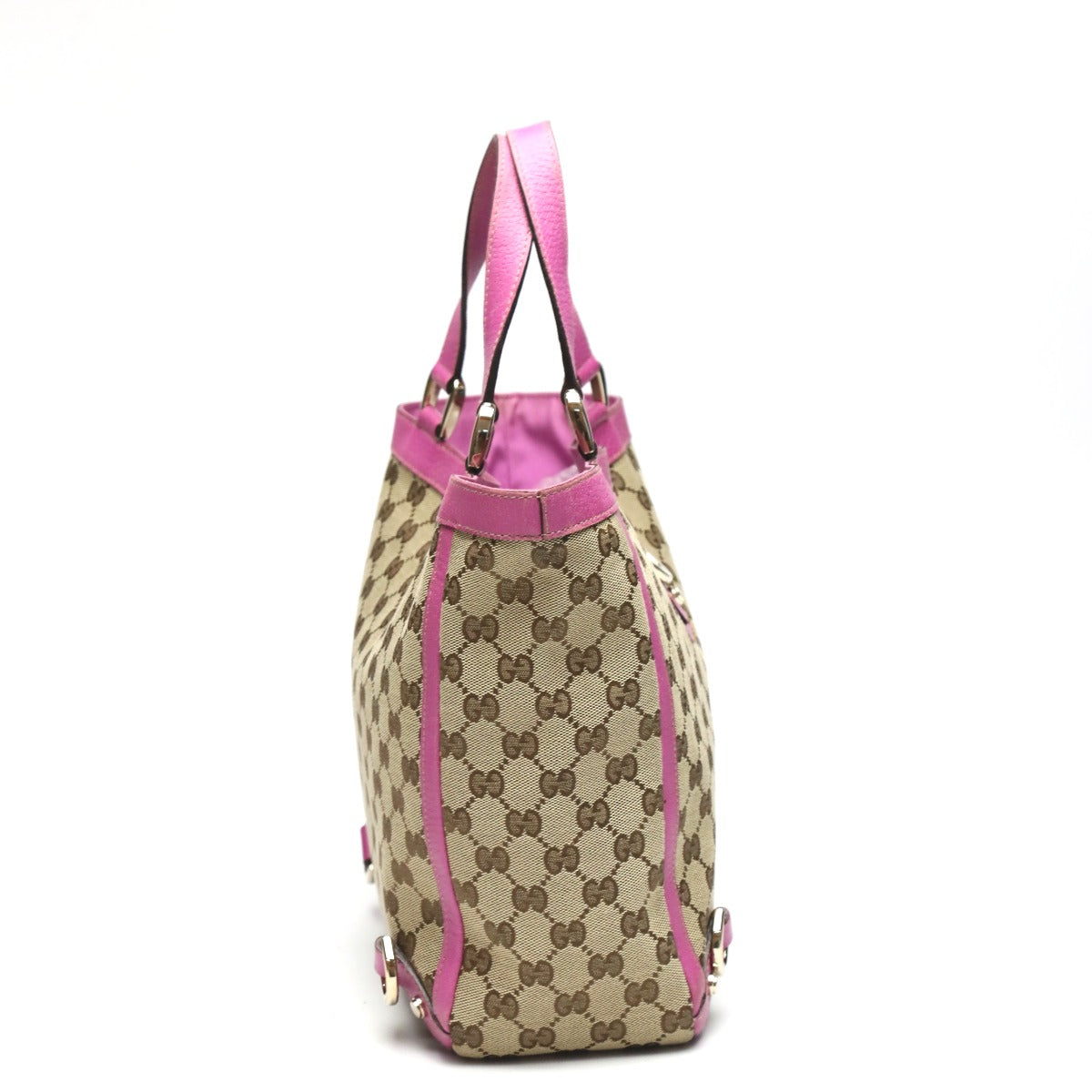 グッチ GUCCI ハンドバッグ
 ハンドバッグ アビー 130739  GGキャンバス 130739 ブラウン 【SS】
 【中古】