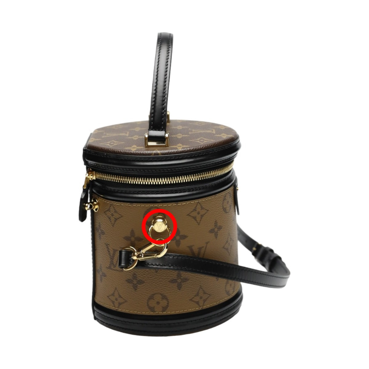 LOUIS VUITTON Shoulder Bag
 Cannes Monogram Monogram Canvas M43986 Brown LV
 [SS]
 【second hand】 