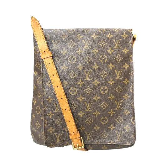 ルイヴィトン LOUIS VUITTON ショルダーバッグ
 斜めがけショルダー モノグラム ミュゼット モノグラムキャンバス M51256 ブラウン LV
 【SS】
 【中古】