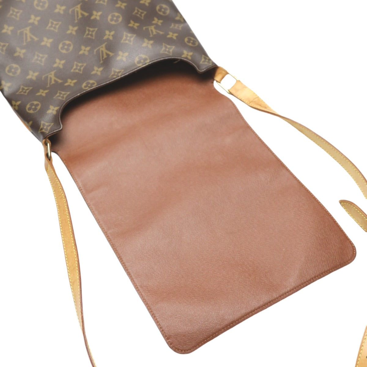 ルイヴィトン LOUIS VUITTON ショルダーバッグ
 斜めがけショルダー モノグラム ミュゼット モノグラムキャンバス M51256 ブラウン LV
 【SS】
 【中古】