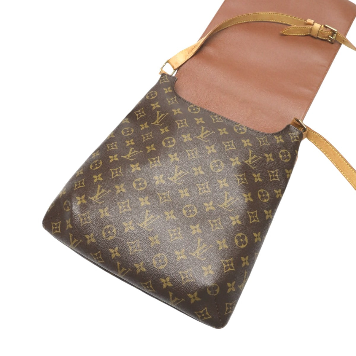 ルイヴィトン LOUIS VUITTON ショルダーバッグ
 斜めがけショルダー モノグラム ミュゼット モノグラムキャンバス M51256 ブラウン LV
 【SS】
 【中古】