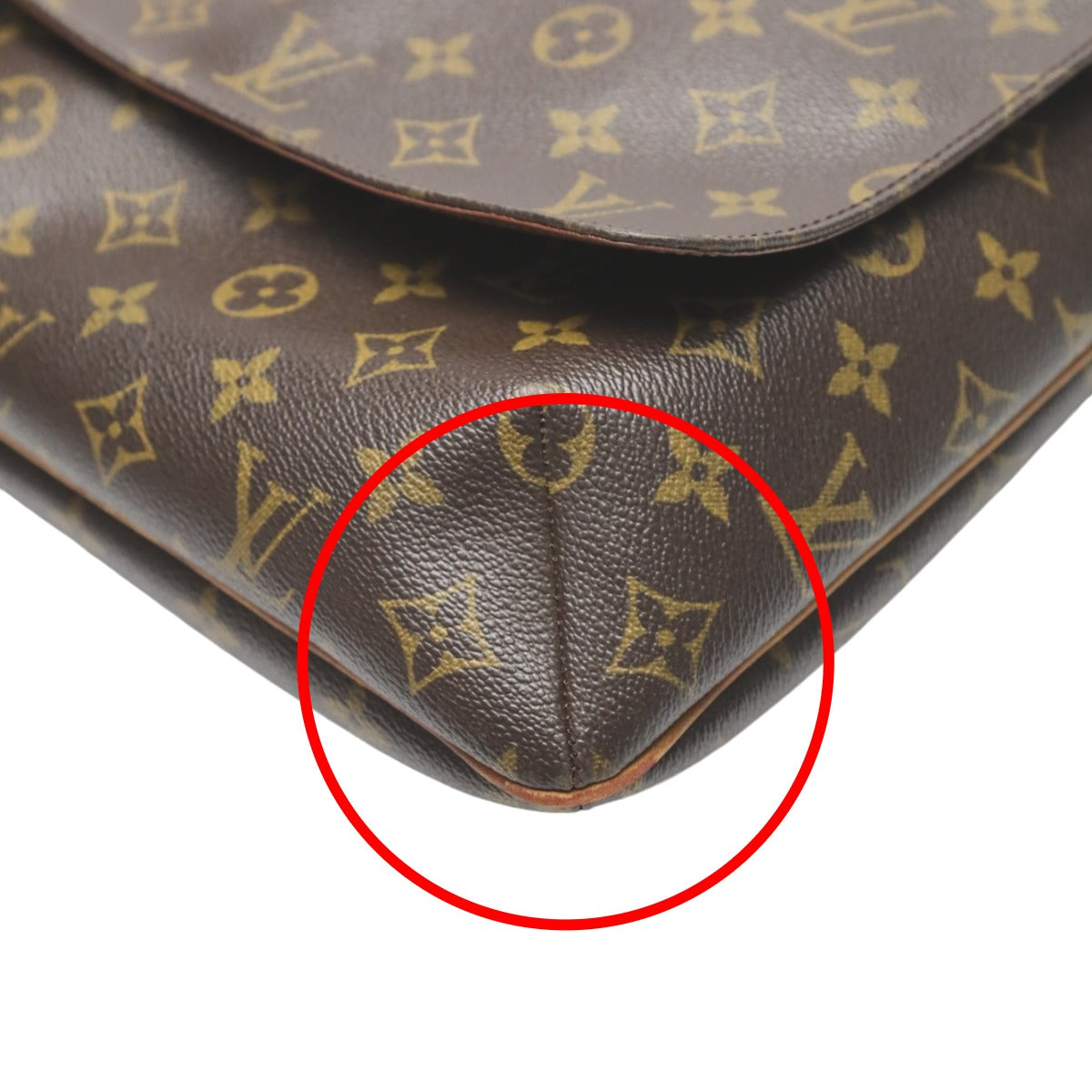 ルイヴィトン LOUIS VUITTON ショルダーバッグ
 斜めがけショルダー モノグラム ミュゼット モノグラムキャンバス M51256 ブラウン LV
 【SS】
 【中古】