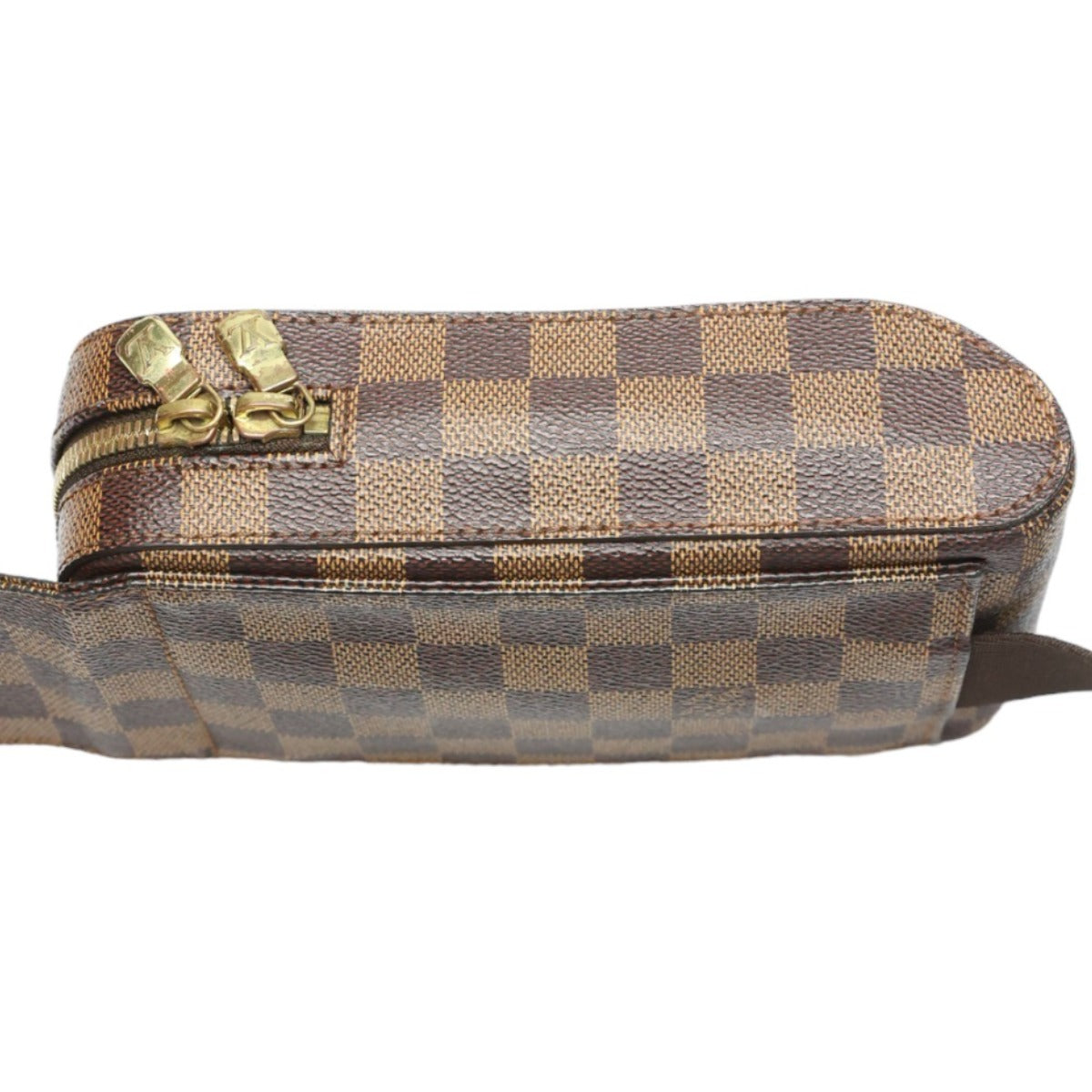 ルイヴィトン LOUIS VUITTON ボディバッグ
 ウエストポーチ ダミエ ジェロニモス  ダミエキャンバス N51994 ブラウン LV
 【SS】
 【中古】