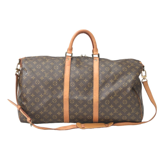 ルイヴィトン LOUIS VUITTON ボストンバッグ
 旅行かばん モノグラム キーポル・バンドリエール55 モノグラムキャンバス M41414 ブラウン LV
 【SS】
 【中古】