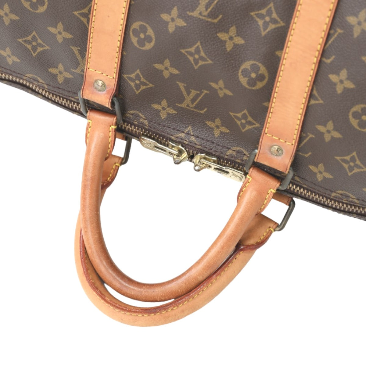 ルイヴィトン LOUIS VUITTON ボストンバッグ
 旅行かばん モノグラム キーポル・バンドリエール55 モノグラムキャンバス M41414 ブラウン LV
 【SS】
 【中古】