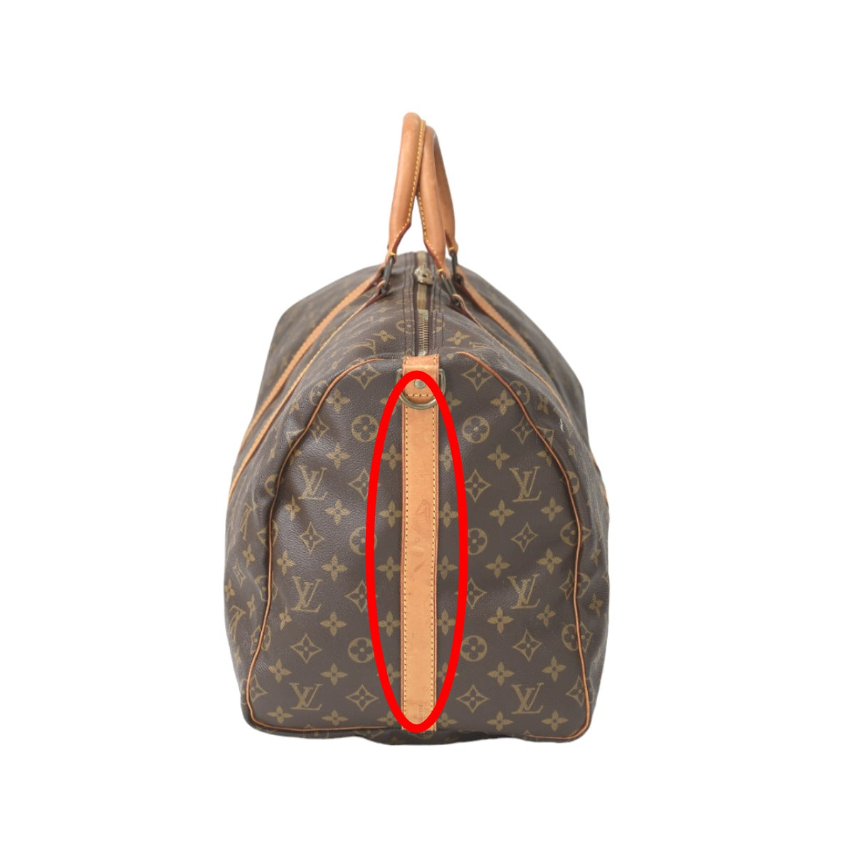 ルイヴィトン LOUIS VUITTON ボストンバッグ
 旅行かばん モノグラム キーポル・バンドリエール55 モノグラムキャンバス M41414 ブラウン LV
 【SS】
 【中古】