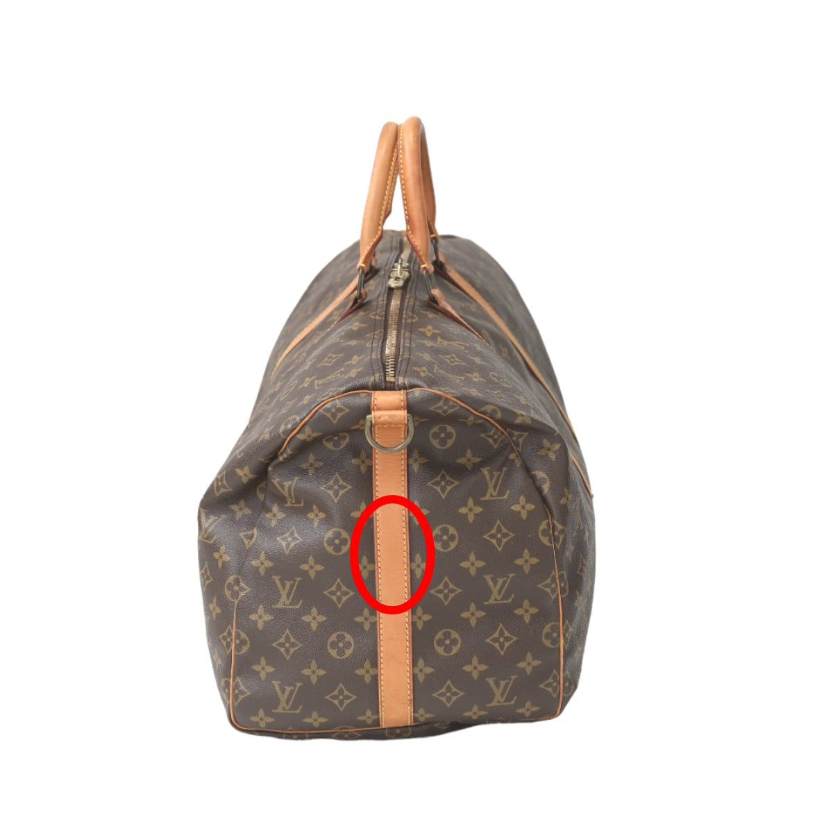 ルイヴィトン LOUIS VUITTON ボストンバッグ
 旅行かばん モノグラム キーポル・バンドリエール55 モノグラムキャンバス M41414 ブラウン LV
 【SS】
 【中古】