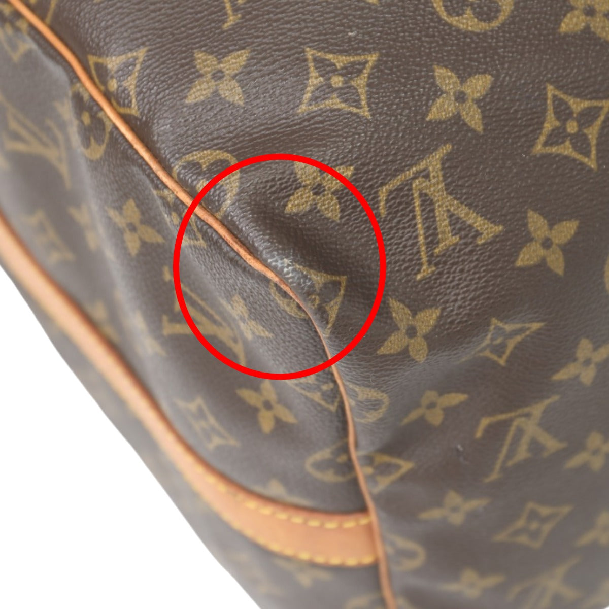 ルイヴィトン LOUIS VUITTON ボストンバッグ
 旅行かばん モノグラム キーポル・バンドリエール55 モノグラムキャンバス M41414 ブラウン LV
 【SS】
 【中古】