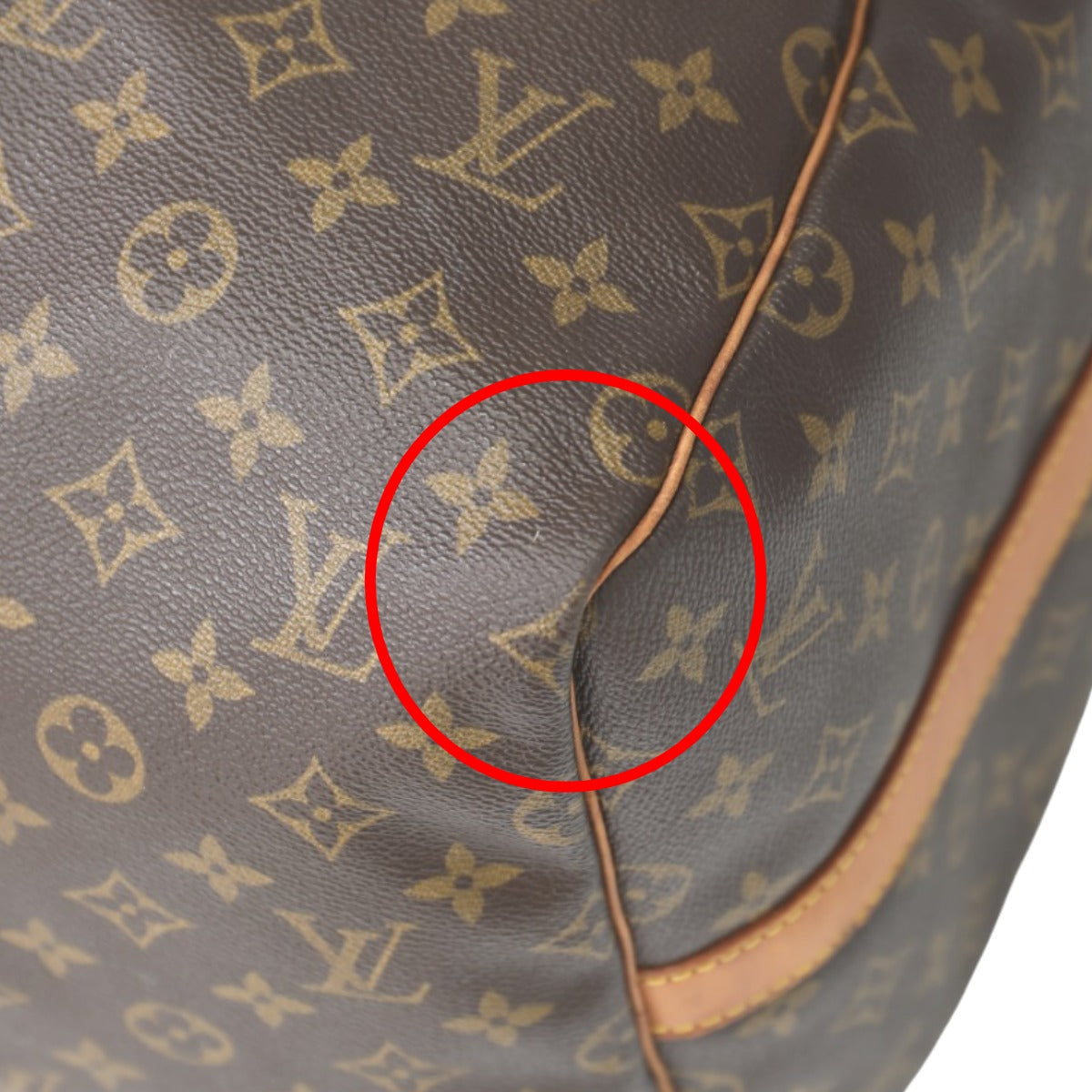 ルイヴィトン LOUIS VUITTON ボストンバッグ
 旅行かばん モノグラム キーポル・バンドリエール55 モノグラムキャンバス M41414 ブラウン LV
 【SS】
 【中古】