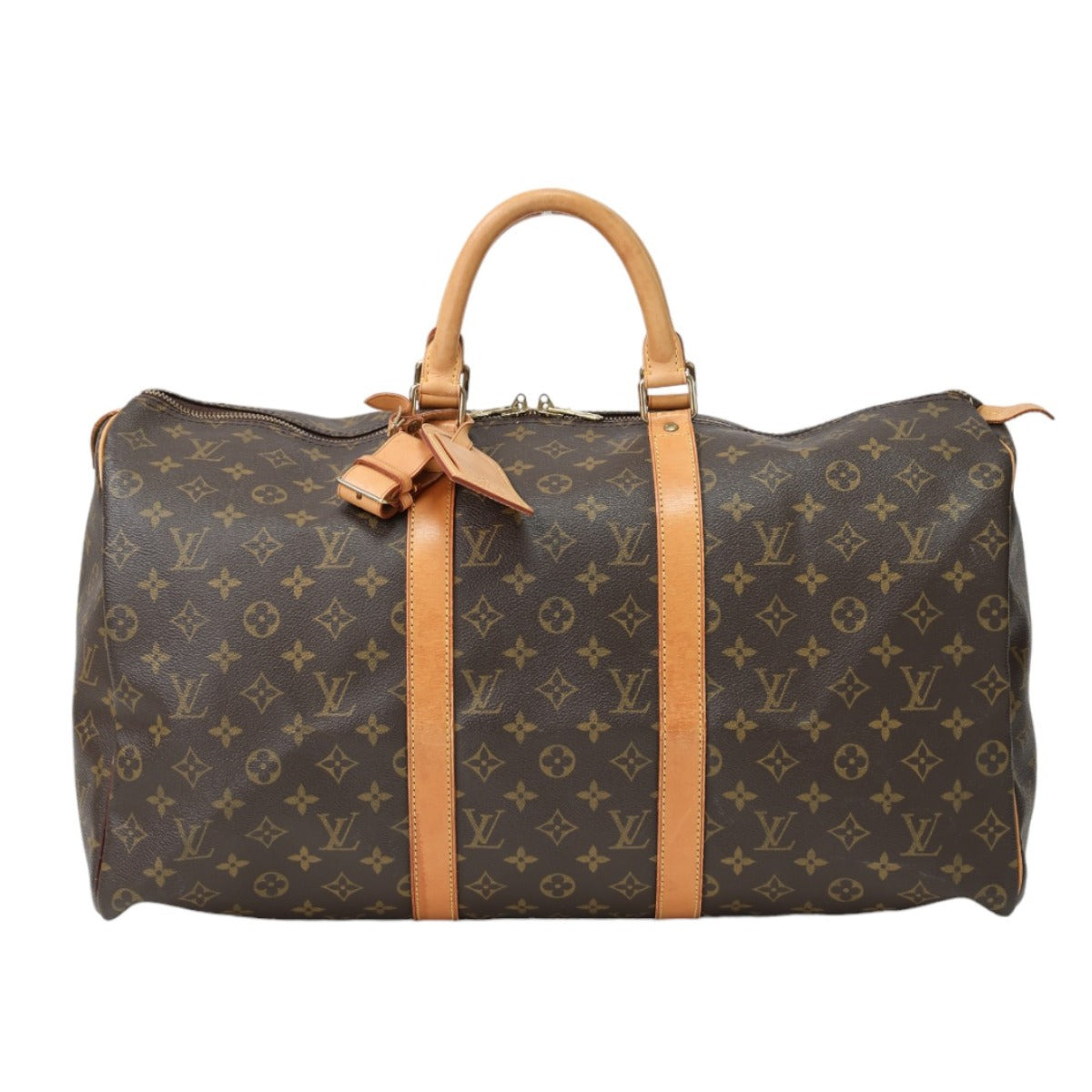 Louis Vuitton Boston Bag
 Keepall 50 Monogram Travel Bag Monogram Canvas M41426 Brown LV
 [SS]
 【second hand】 