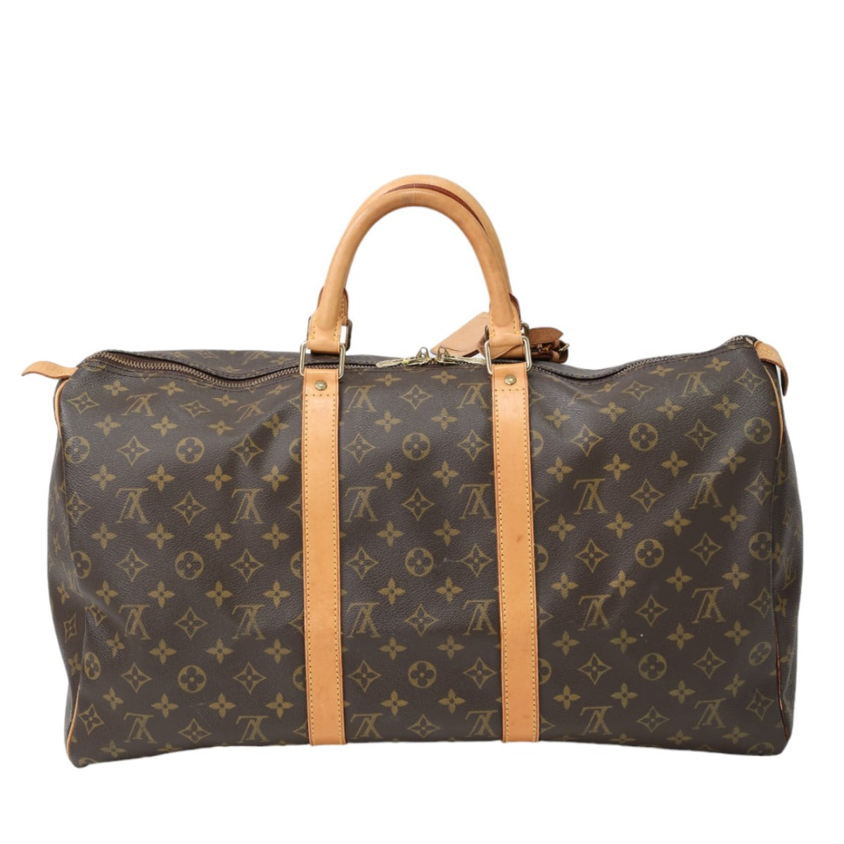 Louis Vuitton Boston Bag
 Keepall 50 Monogram Travel Bag Monogram Canvas M41426 Brown LV
 [SS]
 【second hand】 