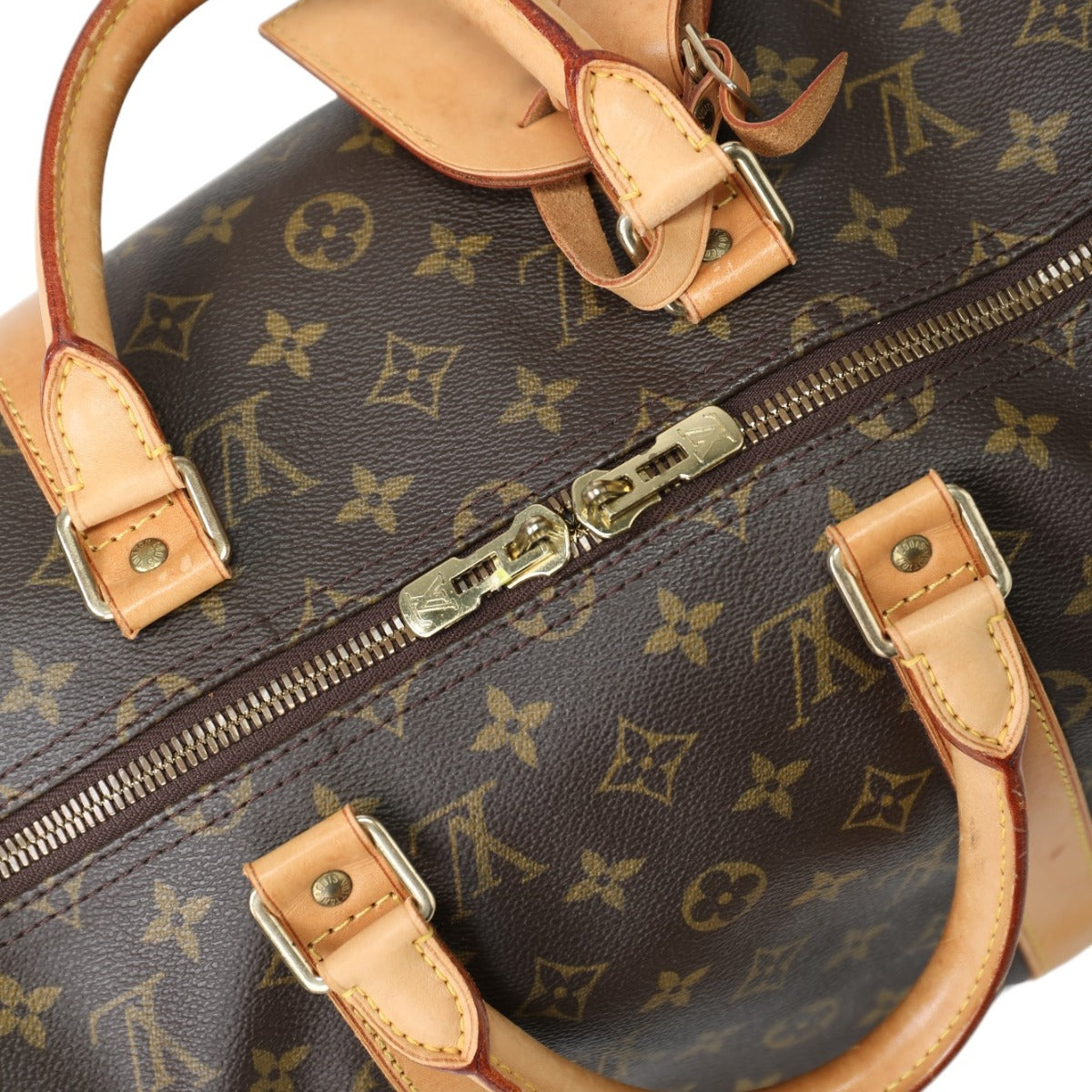 Louis Vuitton Boston Bag
 Keepall 50 Monogram Travel Bag Monogram Canvas M41426 Brown LV
 [SS]
 【second hand】 