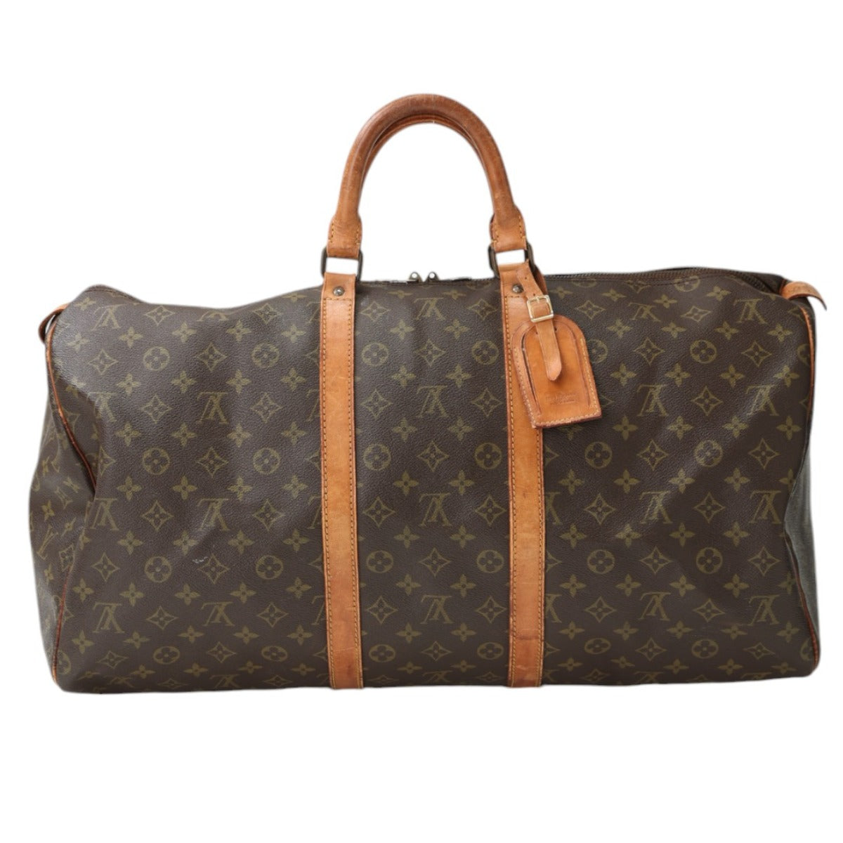 ルイヴィトン LOUIS VUITTON ボストンバッグ
 旅行カバン モノグラム  キーポル55  モノグラムキャンバス M41424 ブラウン LV
 【SS】
 【中古】