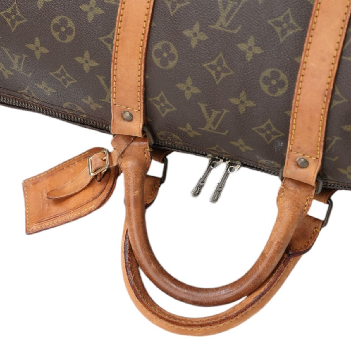 ルイヴィトン LOUIS VUITTON ボストンバッグ
 旅行カバン モノグラム  キーポル55  モノグラムキャンバス M41424 ブラウン LV
 【SS】
 【中古】