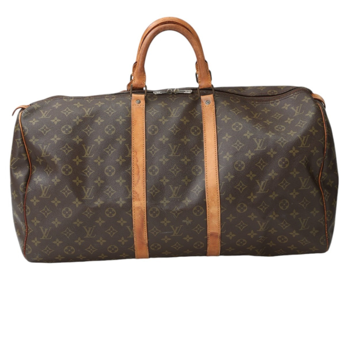 ルイヴィトン LOUIS VUITTON ボストンバッグ
 旅行カバン モノグラム  キーポル55  モノグラムキャンバス M41424 ブラウン LV
 【SS】
 【中古】