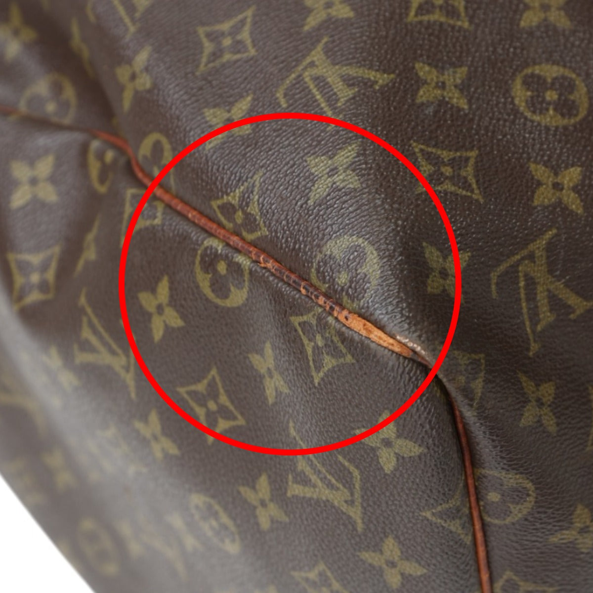 ルイヴィトン LOUIS VUITTON ボストンバッグ
 旅行カバン モノグラム  キーポル55  モノグラムキャンバス M41424 ブラウン LV
 【SS】
 【中古】