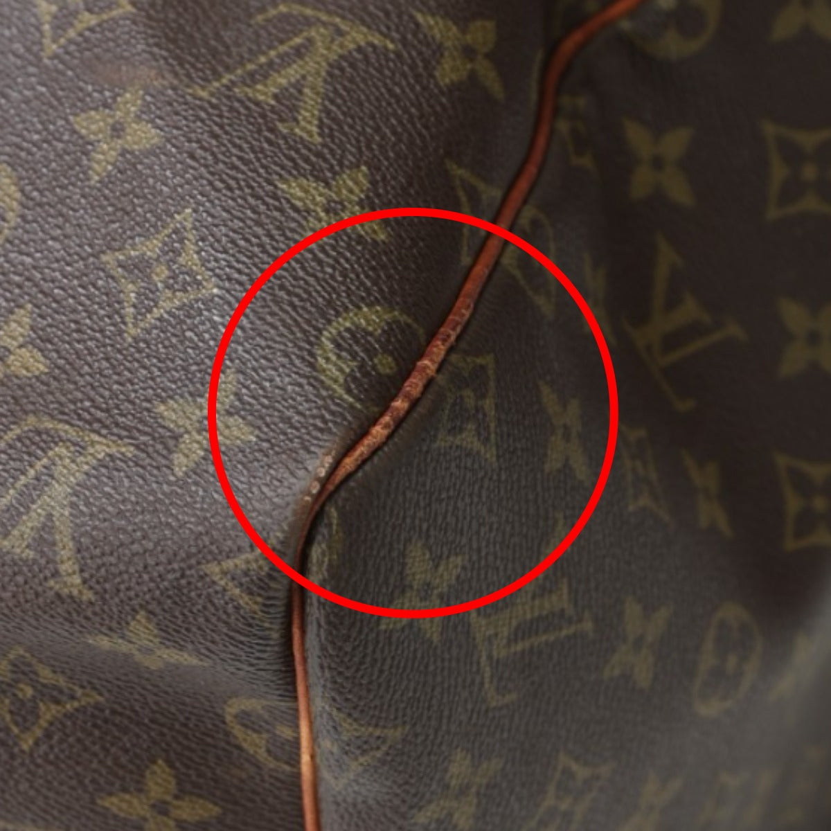 ルイヴィトン LOUIS VUITTON ボストンバッグ
 旅行カバン モノグラム  キーポル55  モノグラムキャンバス M41424 ブラウン LV
 【SS】
 【中古】