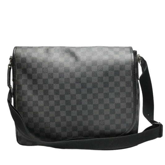 LOUIS VUITTON Shoulder Bag
 Shoulder bag Damier Graphite Daniel GM Leather N58033 Black LV
 [SS]
 【second hand】 