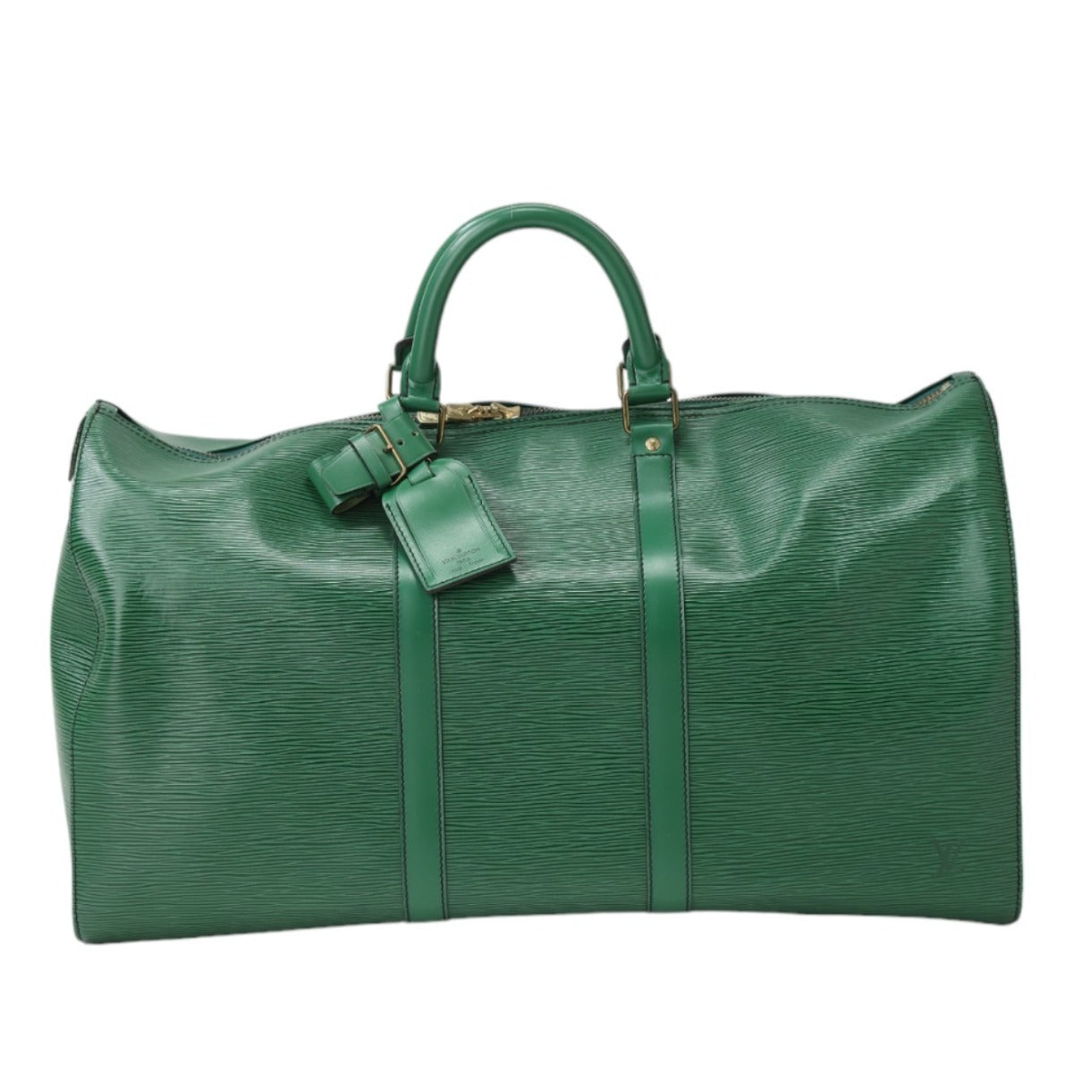 Louis Vuitton Boston Bag
 Epi Keepall 50 Travel Bag, Epi Leather, M42964, Borneo Green, LV
 [SS]
 【second hand】 