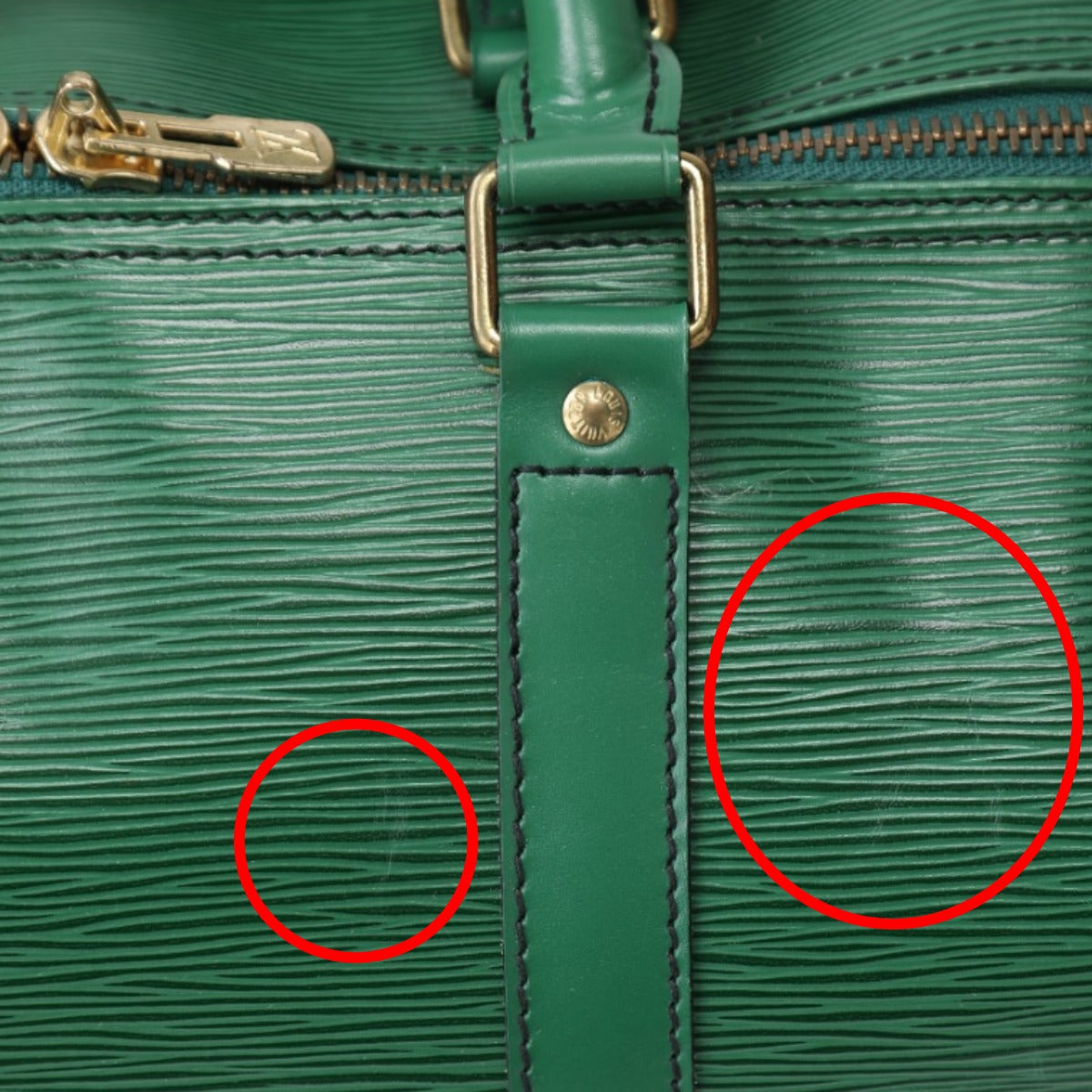 Louis Vuitton Boston Bag
 Epi Keepall 50 Travel Bag, Epi Leather, M42964, Borneo Green, LV
 [SS]
 【second hand】 