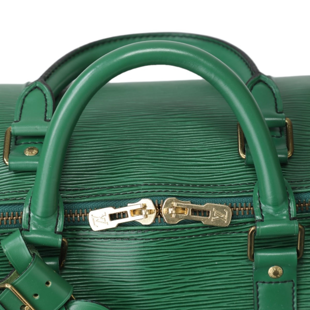 Louis Vuitton Boston Bag
 Epi Keepall 50 Travel Bag, Epi Leather, M42964, Borneo Green, LV
 [SS]
 【second hand】 