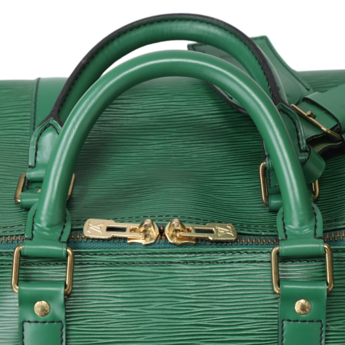 Louis Vuitton Boston Bag
 Epi Keepall 50 Travel Bag, Epi Leather, M42964, Borneo Green, LV
 [SS]
 【second hand】 