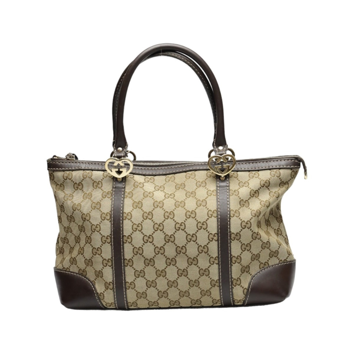 GUCCI Tote Bag
 Handbag GG Pattern Canvas GG Canvas 257069 Beige [SS]
 【second hand】