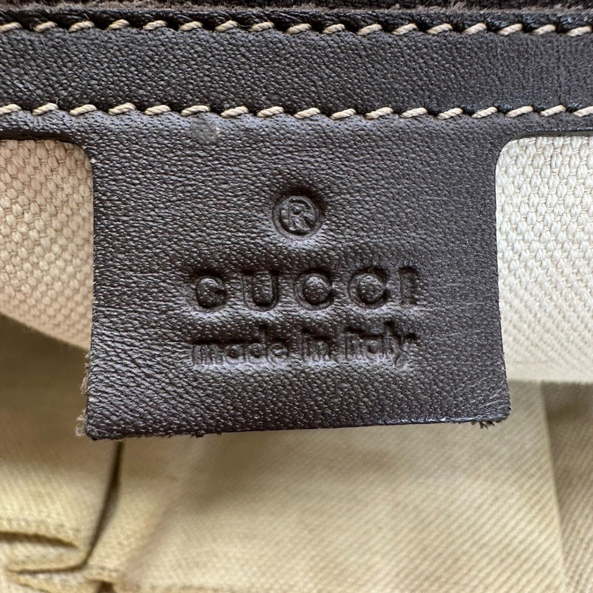 GUCCI Tote Bag
 Handbag GG Pattern Canvas GG Canvas 257069 Beige [SS]
 【second hand】