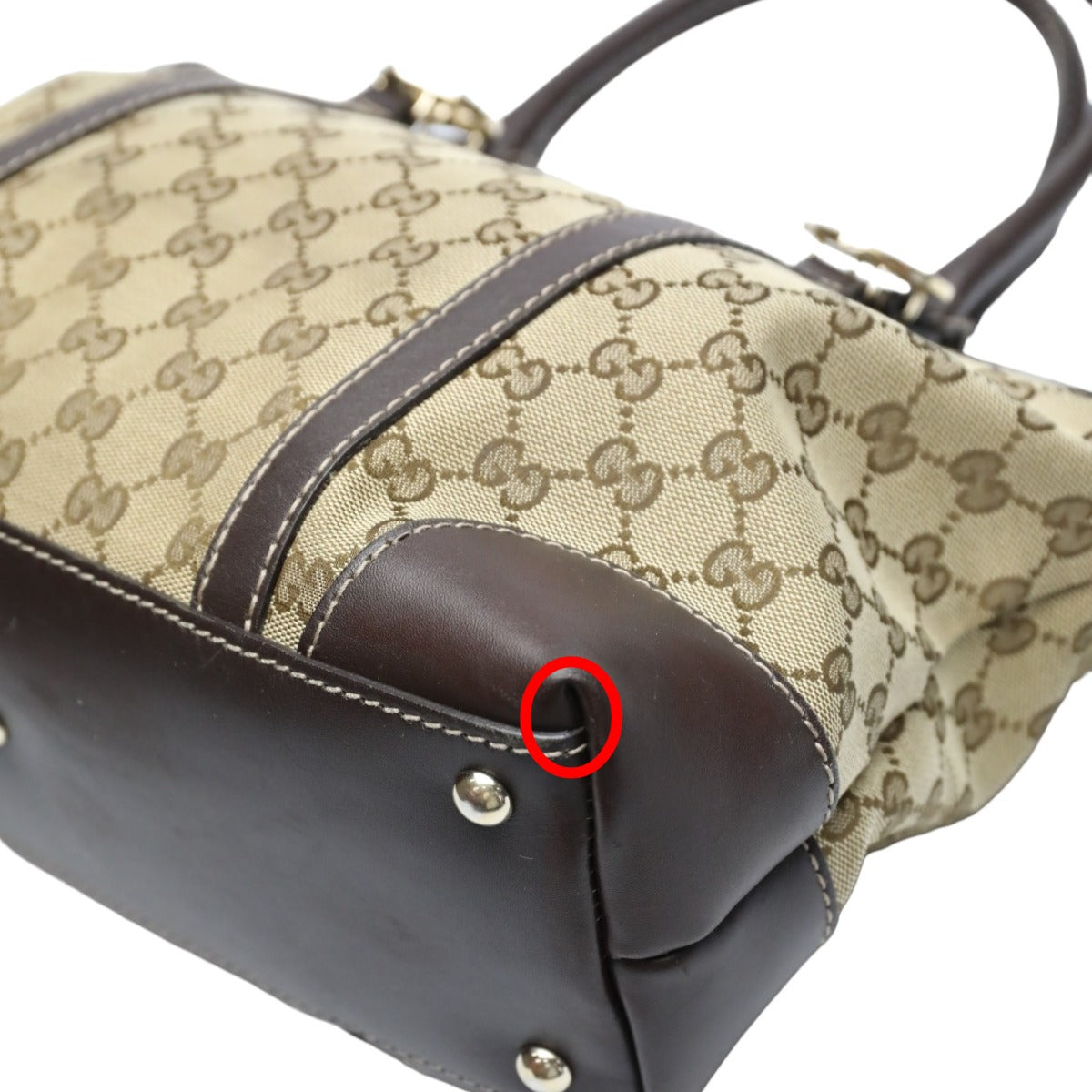 GUCCI Tote Bag
 Handbag GG Pattern Canvas GG Canvas 257069 Beige [SS]
 【second hand】