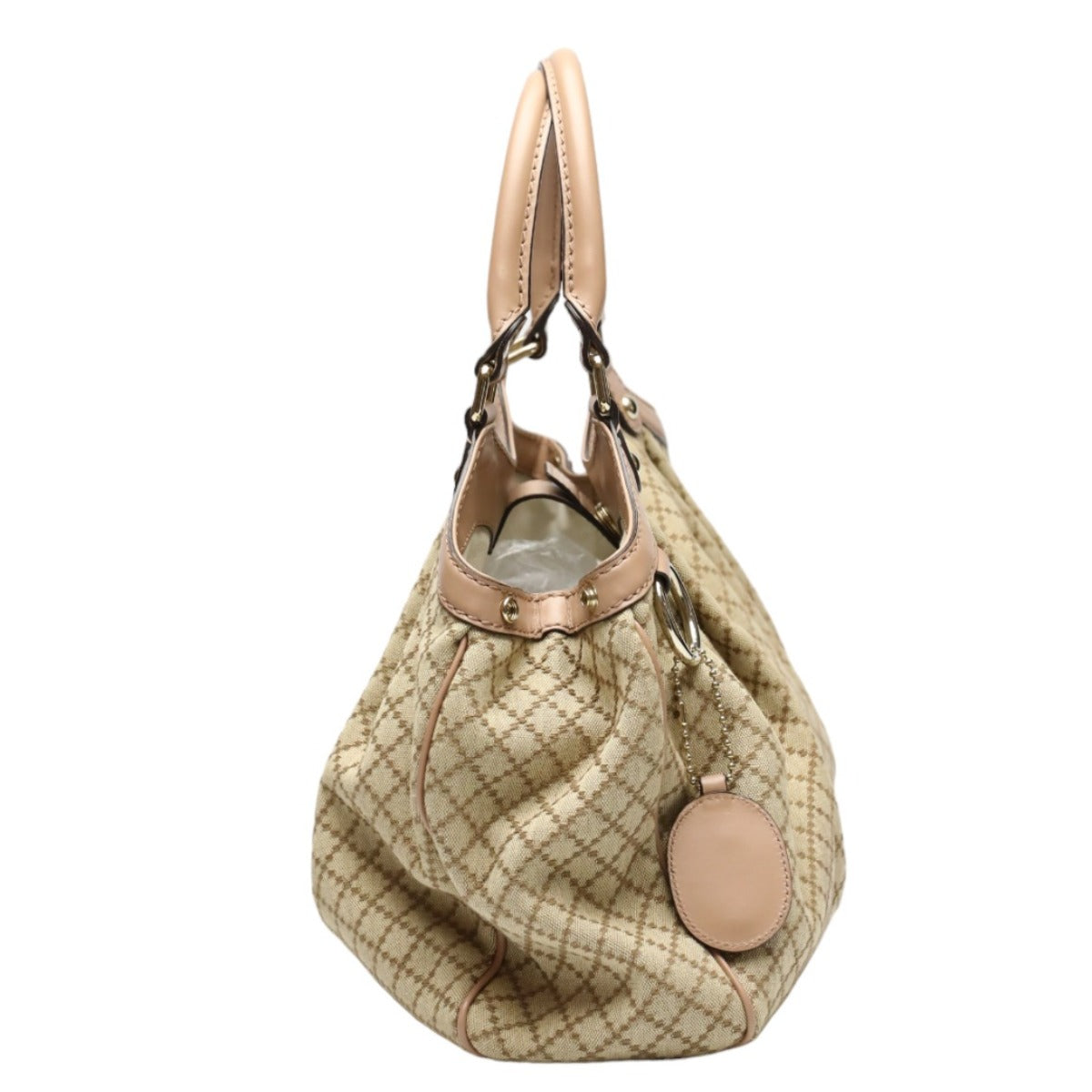 GUCCI Tote Bag
 Handbag Diamante Canvas GG Canvas 211944 Beige [SS]
 【second hand】 