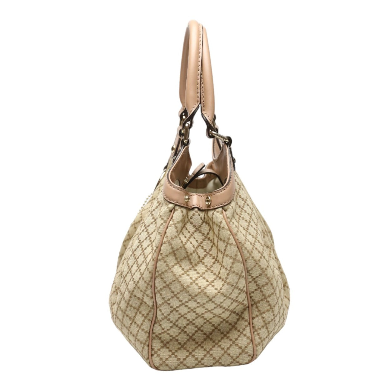 GUCCI Tote Bag
 Handbag Diamante Canvas GG Canvas 211944 Beige [SS]
 【second hand】 